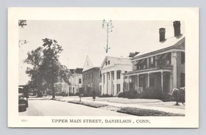 Postcard Upper Main Street Danielson Conn. CT ~ Unposted - Picture 1 of 2