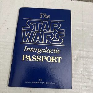 Star Wars Intergalaktischer Reisepass mit Briefmarken UNBENUTZT Ballantine Bücher 1983 Vintage EUC - Bild 1 von 12
