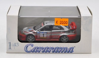 DIE CAST 1/43 " MITSUBISHI LANCER EVOLUTION VI WRC " CARARAMA - Immagine 1 di 2