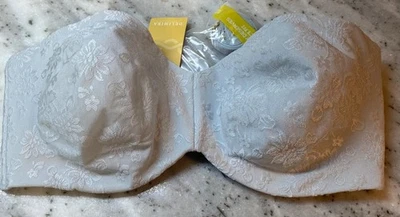 Nuevo DELIMIRA Talla 34DD Sujetador Minimizador Sin Tirantes Con Aros Convertible Gris Francés Foto 1 de 3