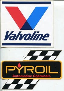 Adesivi sponsor NASCAR-anni '70-inutilizzati-Voalvoline-Piroil-FN - Foto 1 di 1