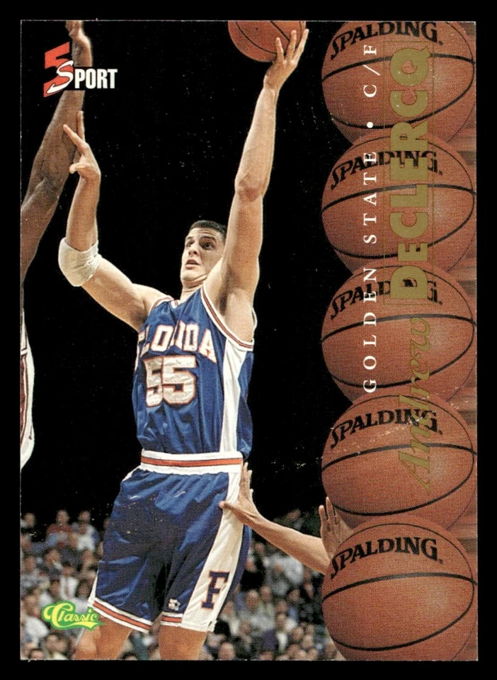 1995 Classic 5 Sport Andrew DeClercq #32 Florida Gators - Image 1 of 2