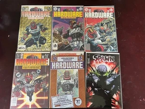 5- Hardware Comics Mixed Lot Plus 1- SPAWN Comic Nice Lot - Picture 1 of 7