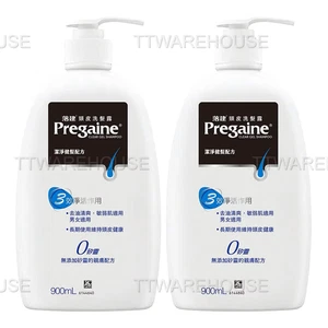 NEW PREGAINE Clear Gel Shampoo ( 900ml x 2 ) For Thinning Hair Loss ROGAINE - Picture 1 of 3