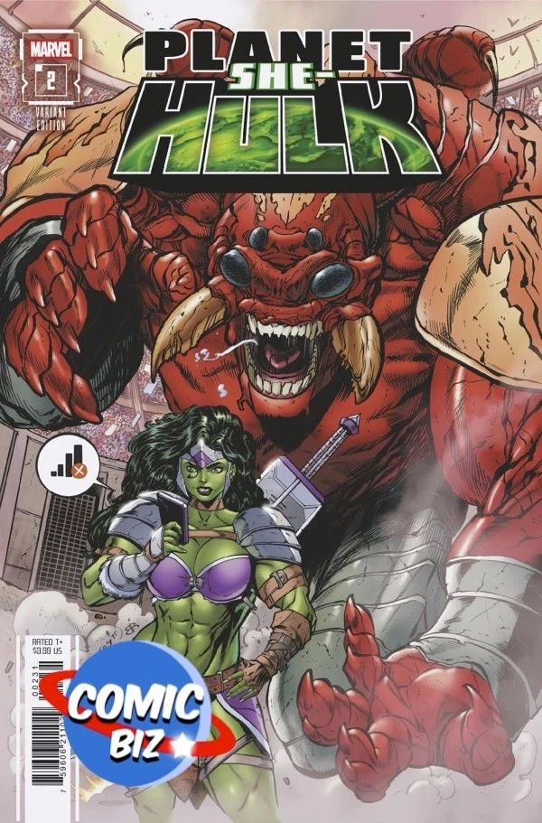 Anuncio nuevoPLANET SHE-HULK #2 (2025) 1ST PRINTING *SEELEY VARIANT COVER* MARVEL COMICS