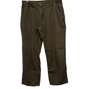 Pantalones de Comercio Duluth Hombres 32 X 32 Marrón Relajado Flexible Manguera contra Incendios Carpintero Recto - Imagen 1 de 11