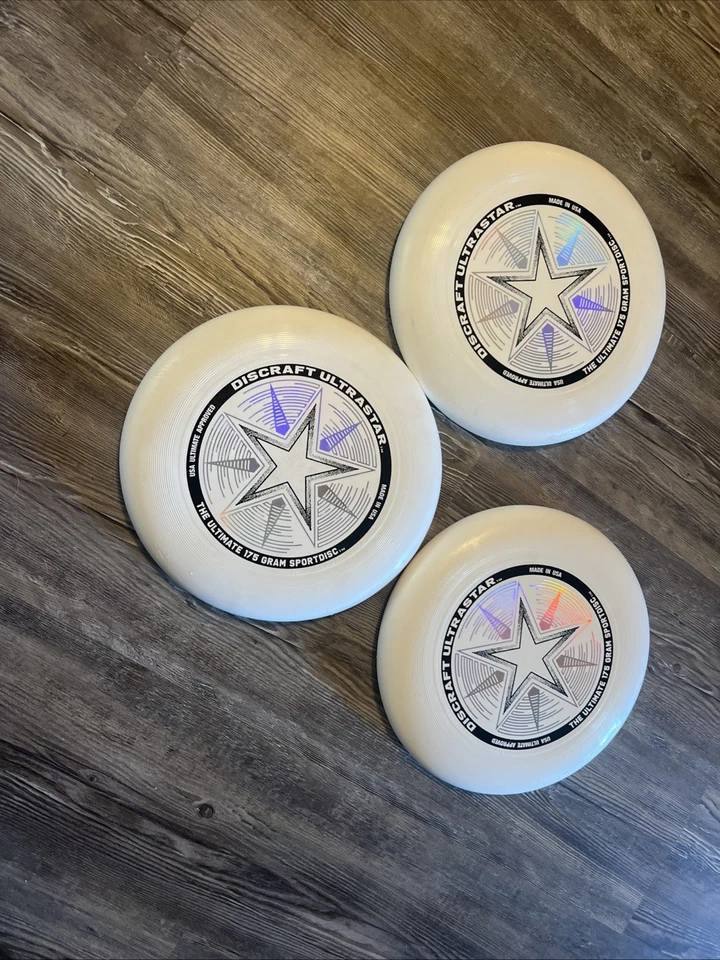Disco volador 3 discos voladores 175 gramos ultra star sport usado EE. UU. Ultimate Foto 1 de 4