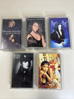 90s Cassette Lot Mariah Carey Whitney Houston Janet Jackson Jody Watley & More - Image 1 of 4