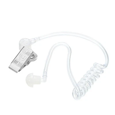 FIPUX Ear Piece Headset Earpiece Agent Secret Earpiece Costume Prop, Acoustic Tube