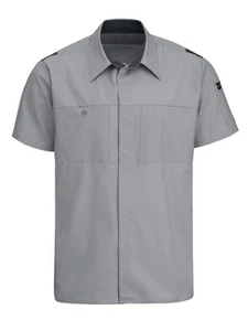 Camisa Red Kap para hombre manga corta Performance Plus Shop con tecnología Oilblok - Imagen 1 de 41