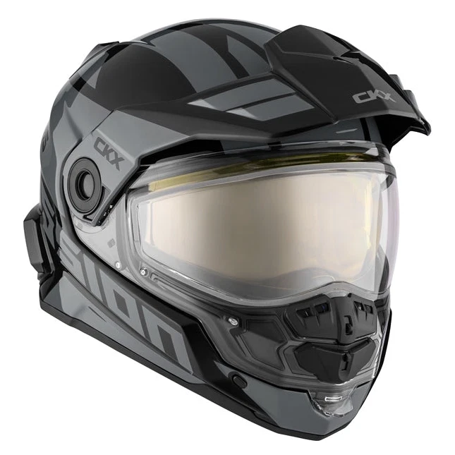 Casco de motocicleta gris CKX Mission Space AMS EDS para adultos - 2XL - 513466 Foto 1 de 1