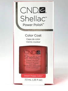 CND Shellac Power Polish Soak off Gel Polish Desert Poppy 0.25oz - Picture 1 of 1
