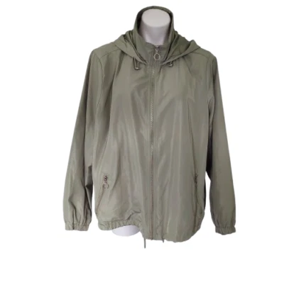 Chaqueta cortavientos Caribbean Joe nueva con etiquetas, verde claro, para hombre 2X Foto 1 de 4