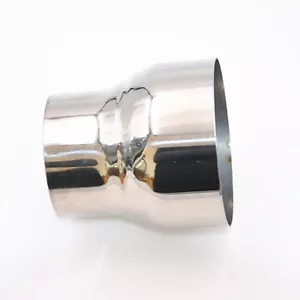US 3" ID to 4" Exhaust Pipe Connector Stainless Steel Reducer Adapter - Bild 1 von 6
