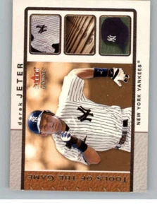 2003 Fleer Genuine Tools of the Game #7 Derek Jeter (ref 145332) - Picture 1 of 2