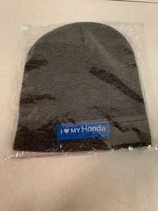 Genuine OEM Honda Lifestyle Collection Beanie Hat Gray/ Knit Cap Love My Honda - Foto 1 di 6