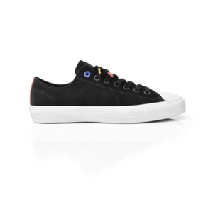 New Converse Chuck Taylar All Star Pro Ox Sz 13 Black/White Leather - Picture 1 of 7
