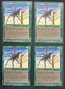 MAGIC~RAGNO GIGANTE~4X~FBB~FOREIGN BLACK BORDERED~1 EDIZIONE~ITA~LP - Bild 1 von 2