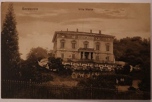 CARTOLINA SORDEVOLO VILLA MARIA Biella Postcard - Imagen 1 de 2