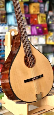 Concert Irish Bouzouki, made in Romania by Hora,solid wood, NEW+soft case - Image 1 of 4