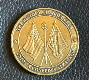 The History Channel Club Exclusive North & South Flags Commemorative Coin - Picture 1 of 3