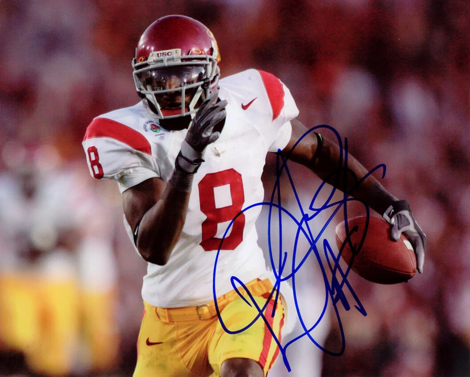 Dwayne Jarrett USC Trojans Fútbol FIRMADO 8x10 Foto Certificado de Autenticidad! Foto 1 de 1