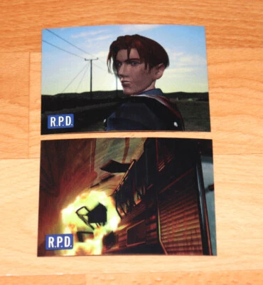 1998 Resident Evil 1 2 3  Wildstorm Trading Card Capcom End Game Leon L50 L51 - Image 1 of 4
