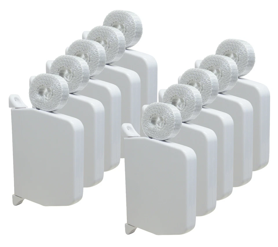 Rolladen Gurtwickler weiß mini Scharniersystem mit 5 m Gurt