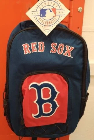 Childrens Boston Red Sox Backpack New with tags red white blue multiple pouches Cover