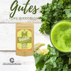 Inulin Pulver 1 kg | Vegan | Ballaststoffe | Darmflora Darm | 100% löslich - Bild 1 von 5