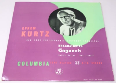 CLASSICAL Efrem Kurtz Khachaturian Gayaneh Ballet Columbia 33SZ1012 1N/3N UK VG - Image 1 of 4