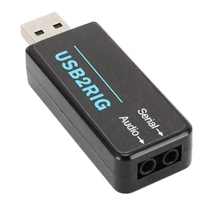1* USB Sound Card Audio&Serial Ports USB2RIG Plug and Play Audio Equipment - Afbeelding 1 van 13