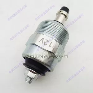 Solenoid Valve 12V for Yanmar L100 Chinese 186 186F Fuel Injector Pump - Foto 1 di 4