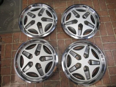 1981-83 AMC Spirit Concord Mag Hubcaps Wheel Covers 14 inch NOS - Image 1 of 4