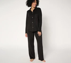 Cuddl Duds Regular Fleecewear mit Stretch Kerbkragen PJ Set - Gr. L A662810 - Bild 1 von 5