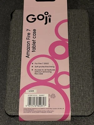 Goji Amazon Kindle Fire 7" Tablet Case Grey BNIB inc VAT - Image 1 of 4