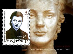 Albania Stamps 2022. Female figures in Albanian art. Block MNH