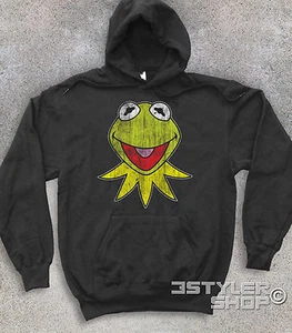 Unisex Sweatshirt Kermit Der Frosch Frog Antik Muppet Piggy - Bild 1 von 4