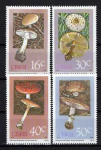 South Africa Ciskei 127-130 MNH Poisonous Mushrooms Plants ZAYIX 0424S0059M - Picture 1 of 3