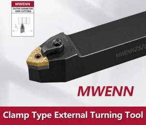 Herramienta de torneado externa soporte de barra de torno cortador CNC MWENN2020K08 MWENN2525M08 - Imagen 1 de 14