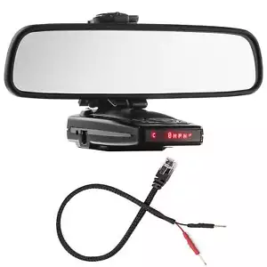 Mirror Mount + RJ11 Mirror Wire for Escort Radar Detector 9500ix 8500x50 Redline - Picture 1 of 4