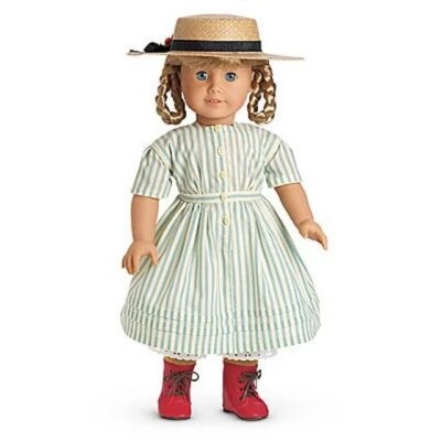 American Girl Kirsten Summer Story Dress Outfit with Straw Hat  NIB - Image 1 of 3