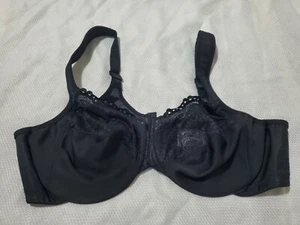 Glamorise Women's Plus Size Low Cut Wonderwire Lace Bra Underwire #1240 44B F6 - Picture 1 of 4