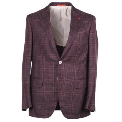 Abrigo deportivo Isaia Slim-Fit 'Sanita' extrafino cachemir-seda-lino 40R (UE 50) NUEVO CON ETIQUETAS Foto 1 de 4