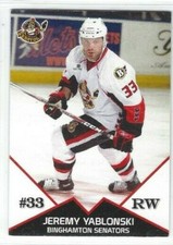 2008-09 Binghamton Senators (AHL) Jeremy Yablonski