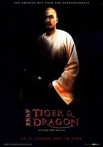 Ang Lee Chow Yun Fat Michelle Yeoh TIGER & DRAGON Orig. Filmplakat A1 GEROLLT - Picture 1 of 1