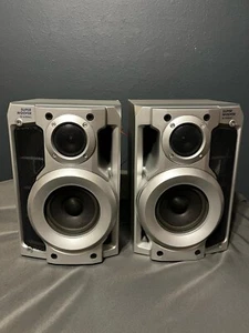VTG Panasonic SB-AK24 Bookshelf Stereo Speaker Pair Set Working Used - Picture 1 of 8