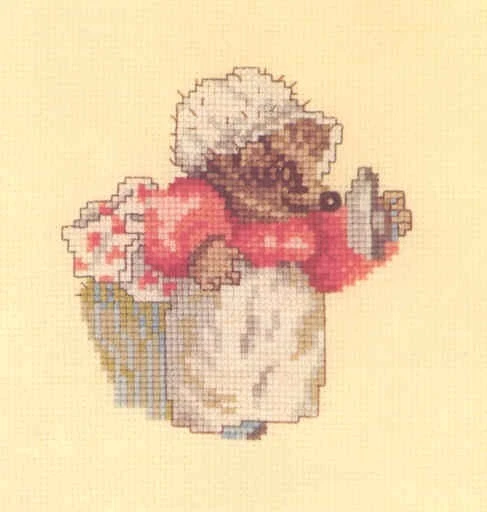 New Green Apple Cross Stitch Chart Beatrix Potter Tale Of Mrs.Tiggy-Winkle - Image 1 of 1