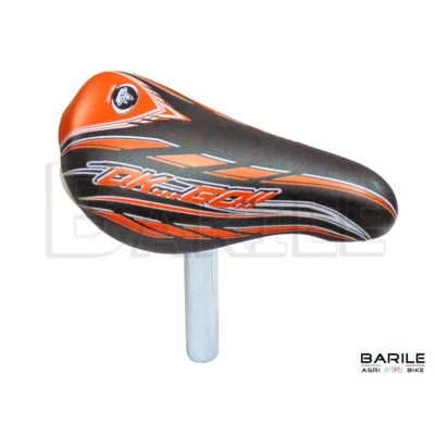 SELLE MONTEGRAPPA Sella MONTEGRAPPA + Tubo Bici Bimbo / Bambino 12" - 14" Nero / Arancione