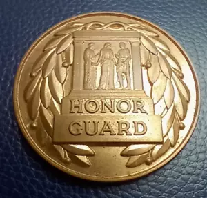 Honor Guard / Medal Token Challenge Coin Thing - Large 52 mm - - Picture 1 of 2